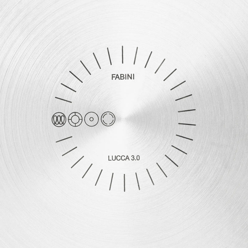 Kastrol Lucca 3.0, ø 24 cm (5,5 l) - Nerezový beznýtový kastrol z vícevrstvé nerezové oceli s poklicí