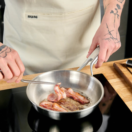 Pánev Lucca 3.0, ø 20 cm - Nerezová beznýtová pánev z vícevrstvé nerezové oceli bez poklice