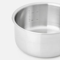 Rendlík Lucca 3.0, ø 16 cm (1,2 l) - Nerezový beznýtový rendlík z vícevrstvé nerezové oceli s poklicí