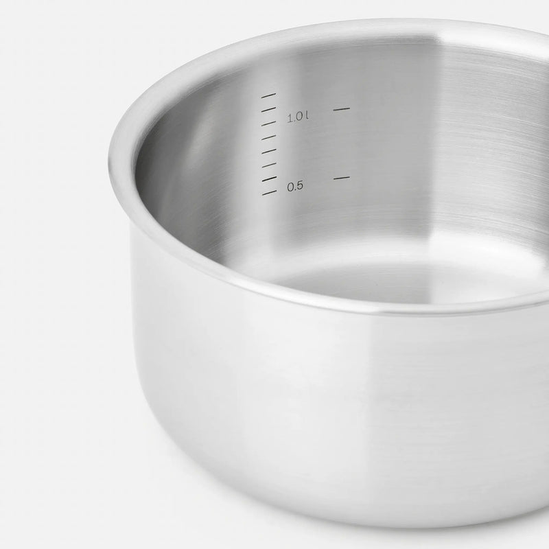 Rendlík Lucca 3.0, ø 16 cm (1,2 l) - Nerezový beznýtový rendlík z vícevrstvé nerezové oceli s poklicí