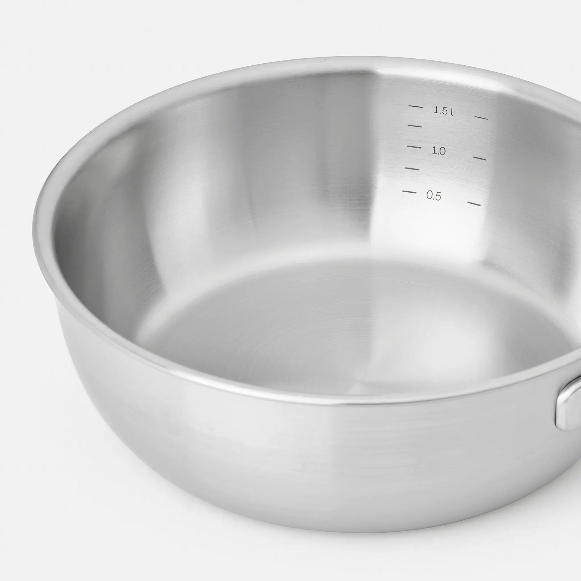 Kónický rendlík Lucca 3.0, ø 20 cm (1,5 l) - Nerezový beznýtový rendlík z vícevrstvé nerezové oceli s poklicí