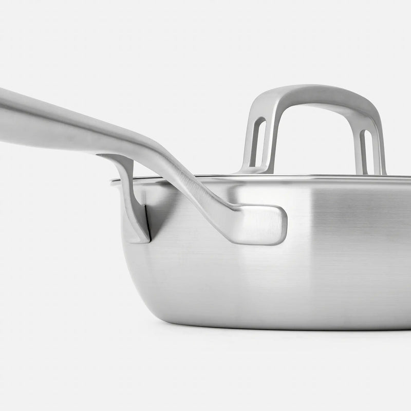 Kónický rendlík Lucca 3.0, ø 20 cm (1,5 l) - Nerezový beznýtový rendlík z vícevrstvé nerezové oceli s poklicí