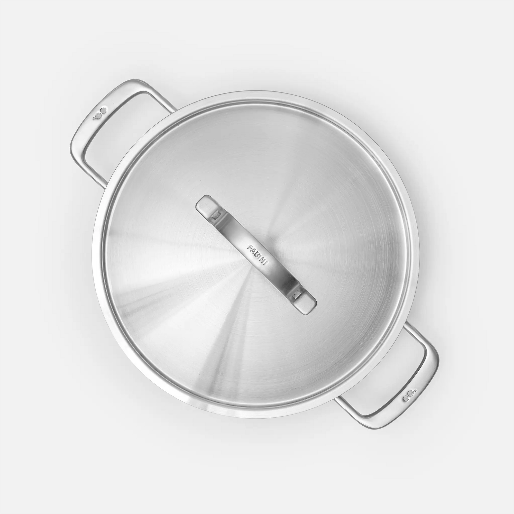 Tegame pánev Lucca 3.0, ø 28 cm (4l) - Nerezová beznýtová pánev z vícevrstvé nerezové oceli s poklicí