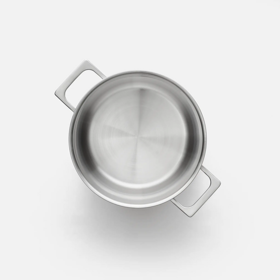 Hrnec Lucca 4.0 Pro, ø 24 cm (8 l) - Nerezový beznýtový hrnec z vícevrstvé nerezové oceli s poklicí