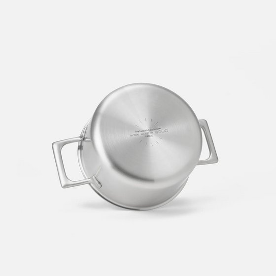 Hrnec Lucca 4.0 Pro, ø 20 cm (3 l) - Nerezový beznýtový hrnec z vícevrstvé nerezové oceli s poklicí