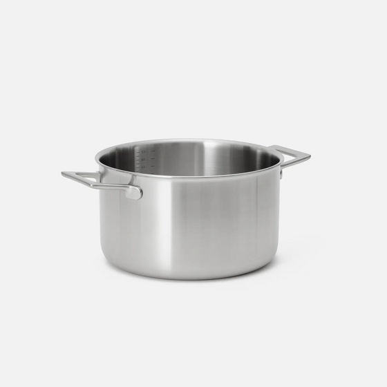 Kastrol Lucca 4.0 Pro, ø 24 cm (5,5 l) - Nerezový beznýtový kastrol z vícevrstvé nerezové oceli s poklicí