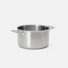 Beznýtový kastrol Lucca 4.0 z vícevrstvé nerezové oceli s poklicí Ø 24 cm (5,5 l)