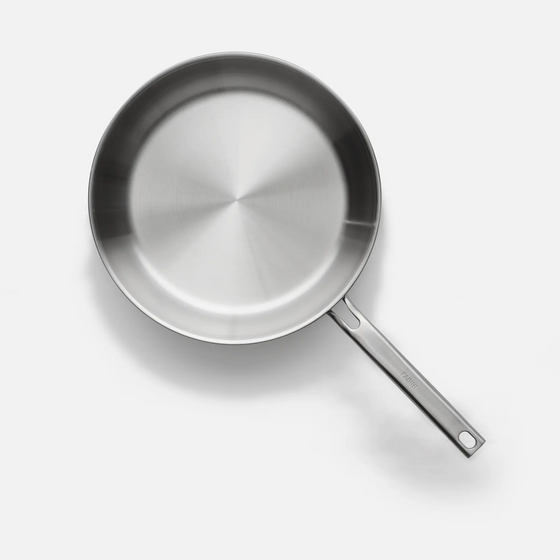 Sada pánví Lucca 4.0 Pro, 2 díly - Nerezové beznýtové pánve z vícevrstvé nerezové oceli