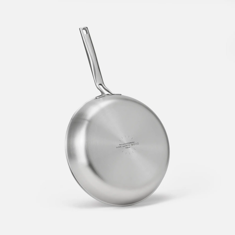 Pánev Lucca 4.0 Pro, ø 30 cm - Nepřilnavá nerezová beznýtová pánev z vícevrstvé nerezové oceli s keramickým povrchem bez poklice