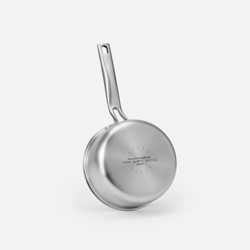 Rendlík Lucca 4.0 Pro, ø 16 cm (1,2 l) - Nerezový beznýtový rendlík z vícevrstvé nerezové oceli s poklicí