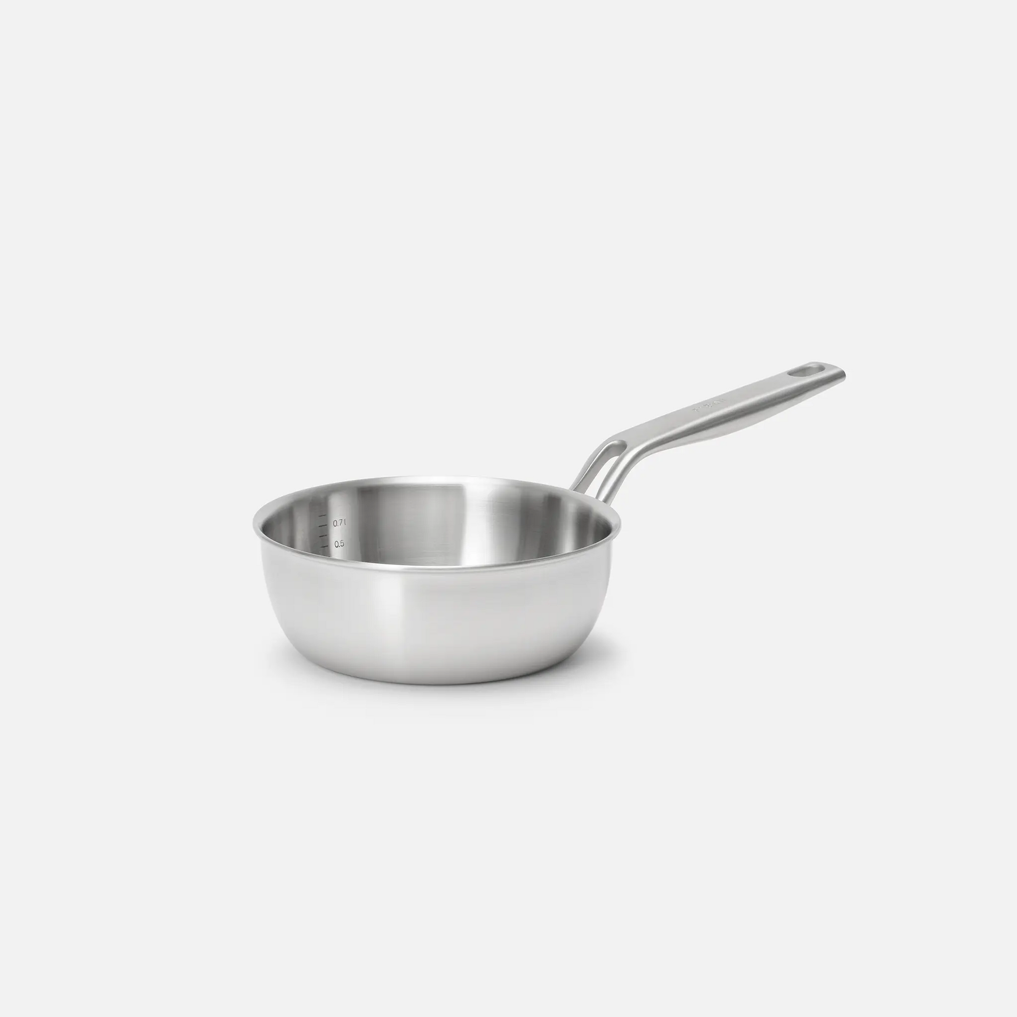 Kónický rendlík Lucca 4.0 Pro, ø 16 cm (0,8 l) - Nerezový beznýtový rendlík z vícevrstvé nerezové oceli s poklicí