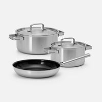 Sada nádobí Lucca 4.0 Standard, 5 dílů - Nerezové beznýtové nádobí z vícevrstvé nerezové oceli