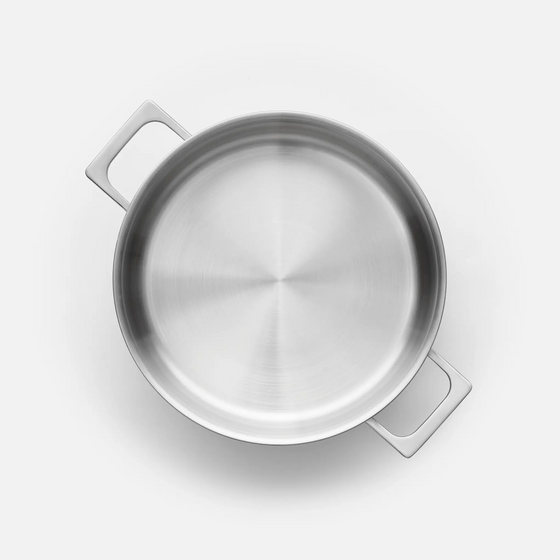 Tegame pánev Lucca 4.0 Pro, ø 28 cm (4 l) - Nerezová beznýtová pánev z vícevrstvé nerezové oceli s poklicí