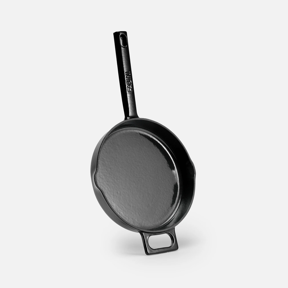 Pánev Mattia 3.0, ø 20 cm - Smaltovaná litinová pánev, lesklá černá