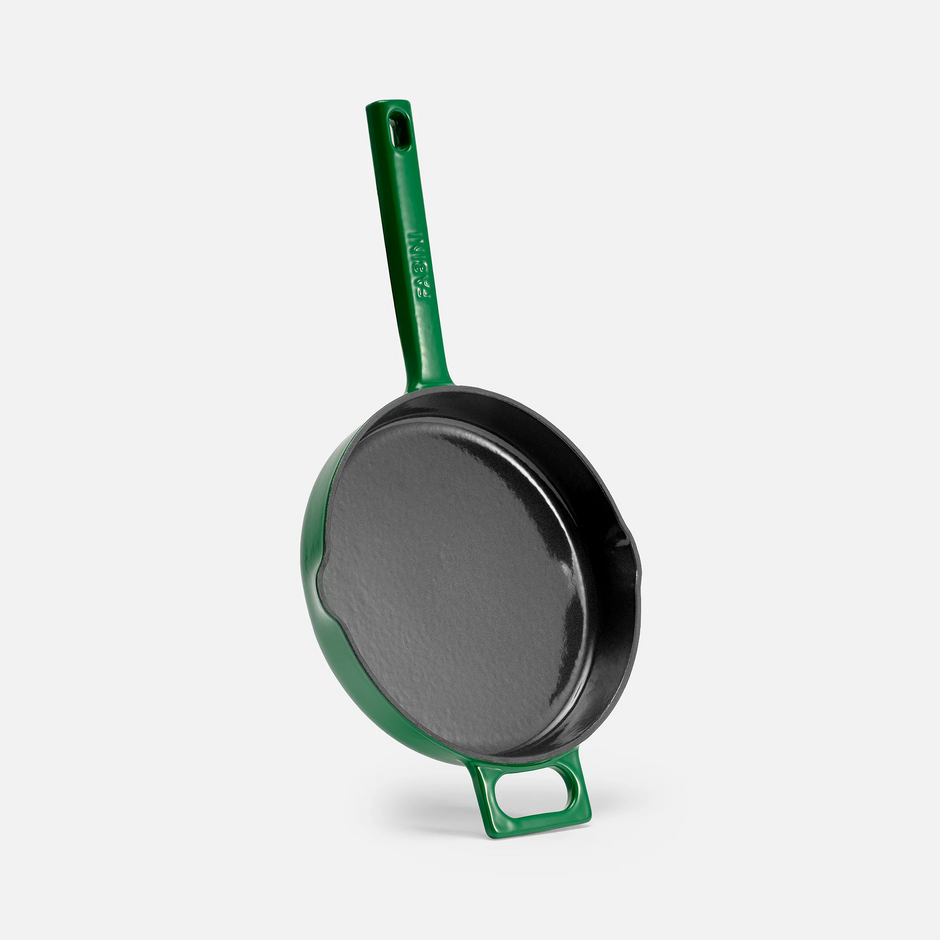 Pánev Mattia 3.0, ø 20 cm - Smaltovaná litinová pánev, lesklá zelená