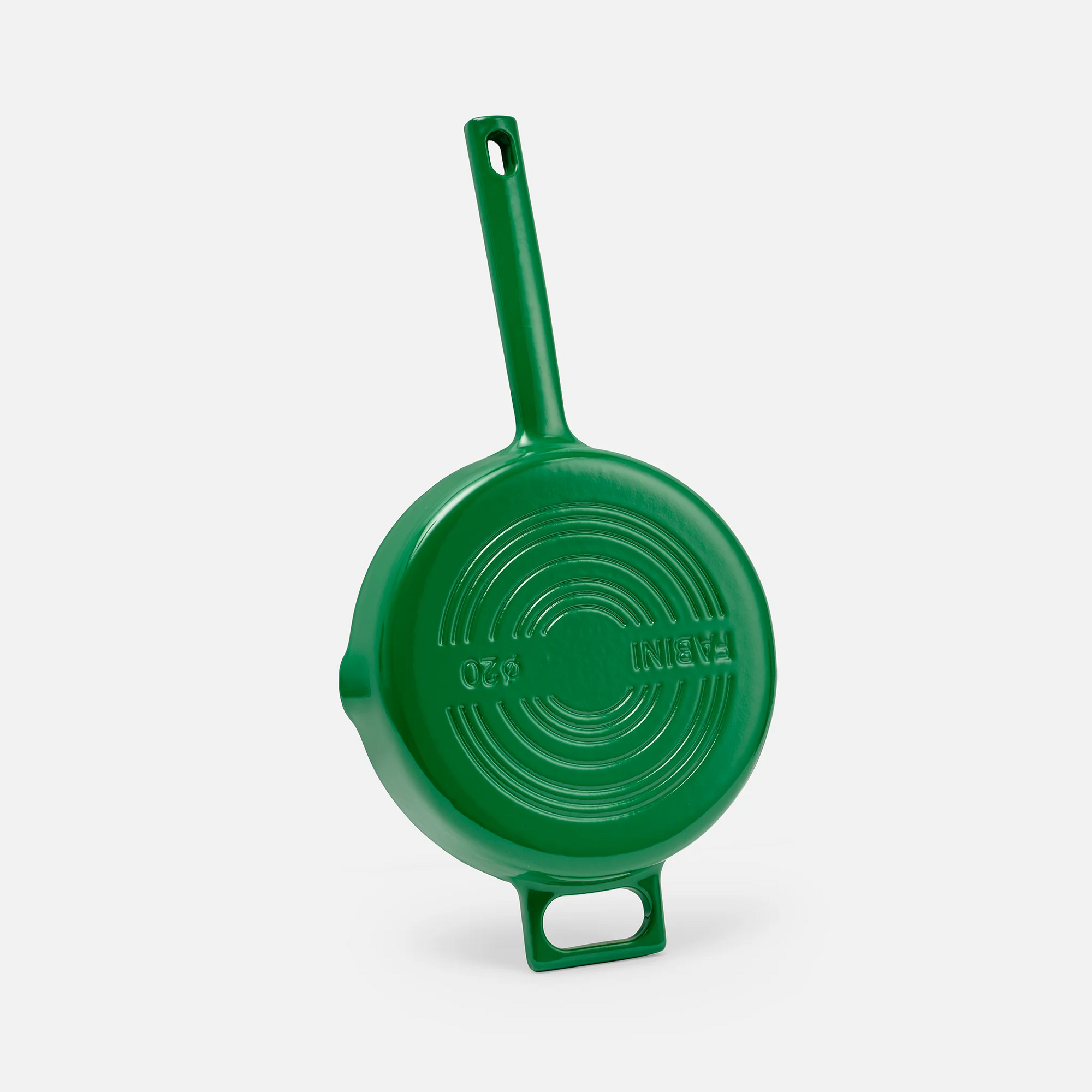 Pánev Mattia 3.0, ø 20 cm - Smaltovaná litinová pánev, lesklá zelená