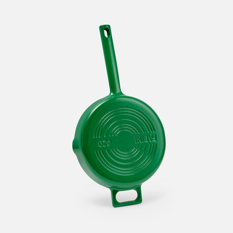 Pánev Mattia 3.0, ø 20 cm - Smaltovaná litinová pánev, lesklá zelená