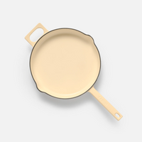 Pánev Mattia 3.0, ø 26 cm - Smaltovaná litinová pánev, lesklá krémová