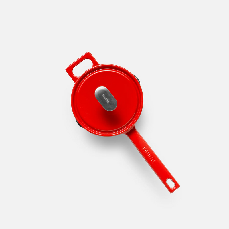 Rendlík Mattia 3.0, ø 14 cm (1,65 l) - Smaltovaný litinový rendlík s poklicí, lesklý červený