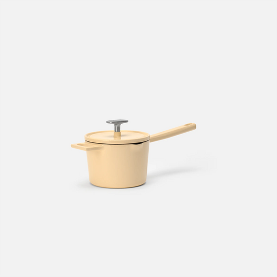 Rendlík Mattia 3.0, ø 14 cm (1,65 l) - Smaltovaný litinový rendlík s poklicí, lesklý krémový