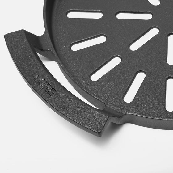 Grilovací pánev Lore, ø 28 cm - Litinová děrovaná pánev