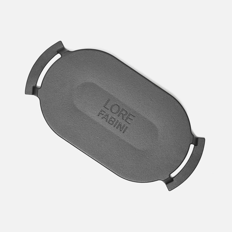 Grilovací tál Lore - Litinový oválný tál