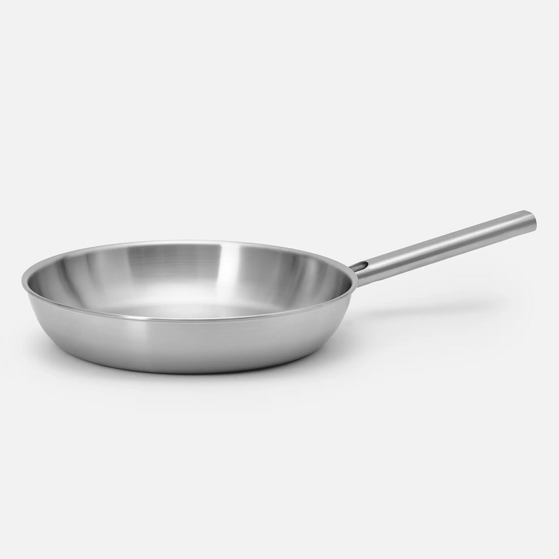 Pánev Lucca 4.0 Standard, ø 30 cm - Nerezová beznýtová pánev z vícevrstvé nerezové oceli bez poklice