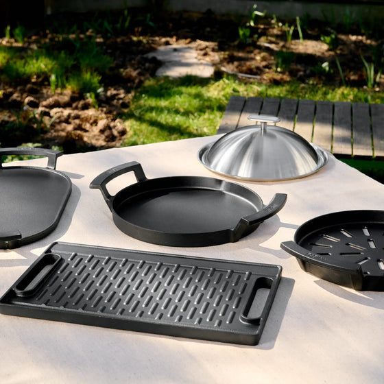 Grilovací poklice Lore, ø 28 cm - Nerezová poklice