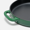 Smaltovaná litinová pánev bez poklice Ø 26 cm, zelená