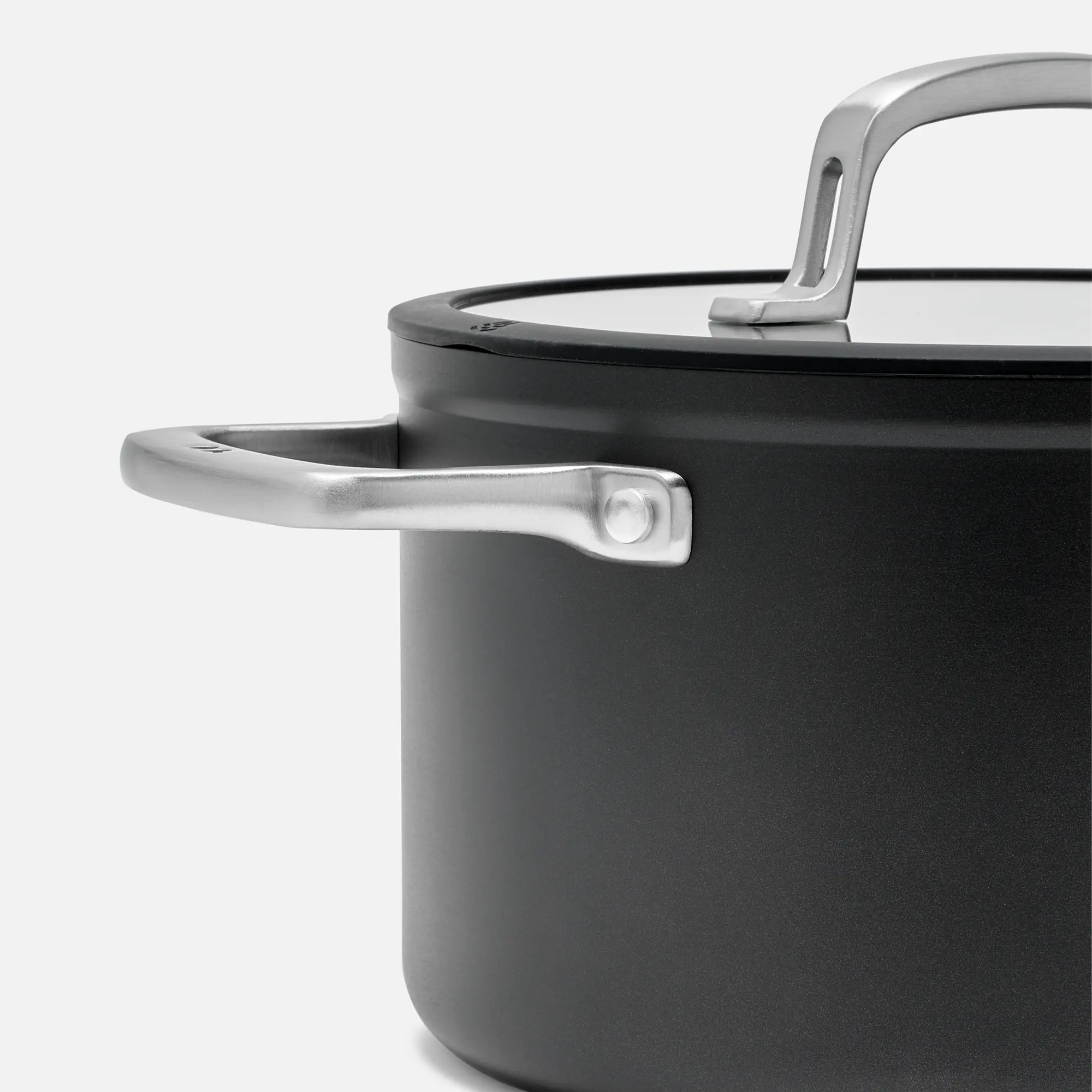 Hrnec Meda 3.0, ø 24 cm (5,5 l) - Nepřilnavý hrnec s keramickým povrchem s poklicí, černý