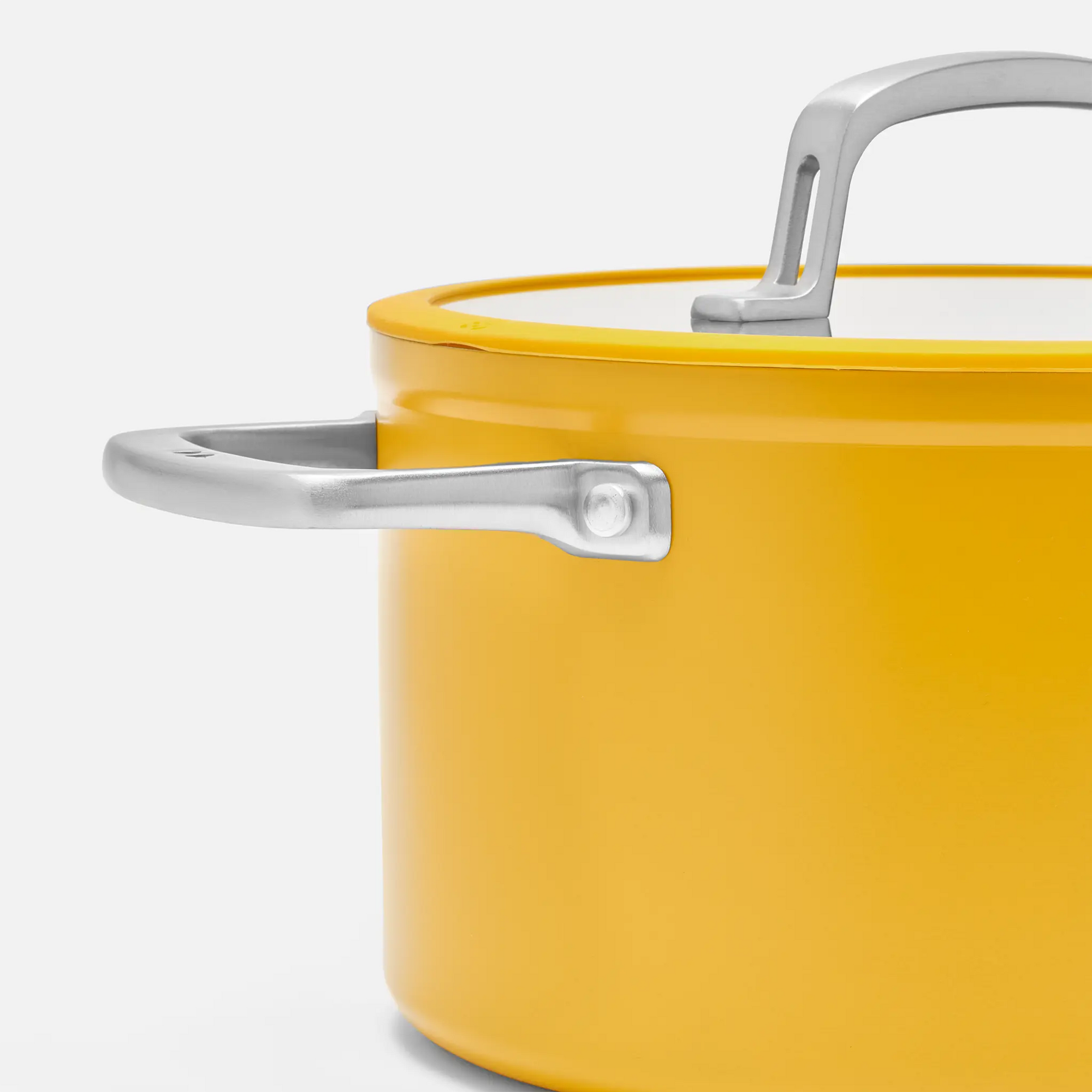 Hrnec Meda 3.0, ø 24 cm (5,5 l) - Nepřilnavý hrnec s keramickým povrchem s poklicí, žlutý