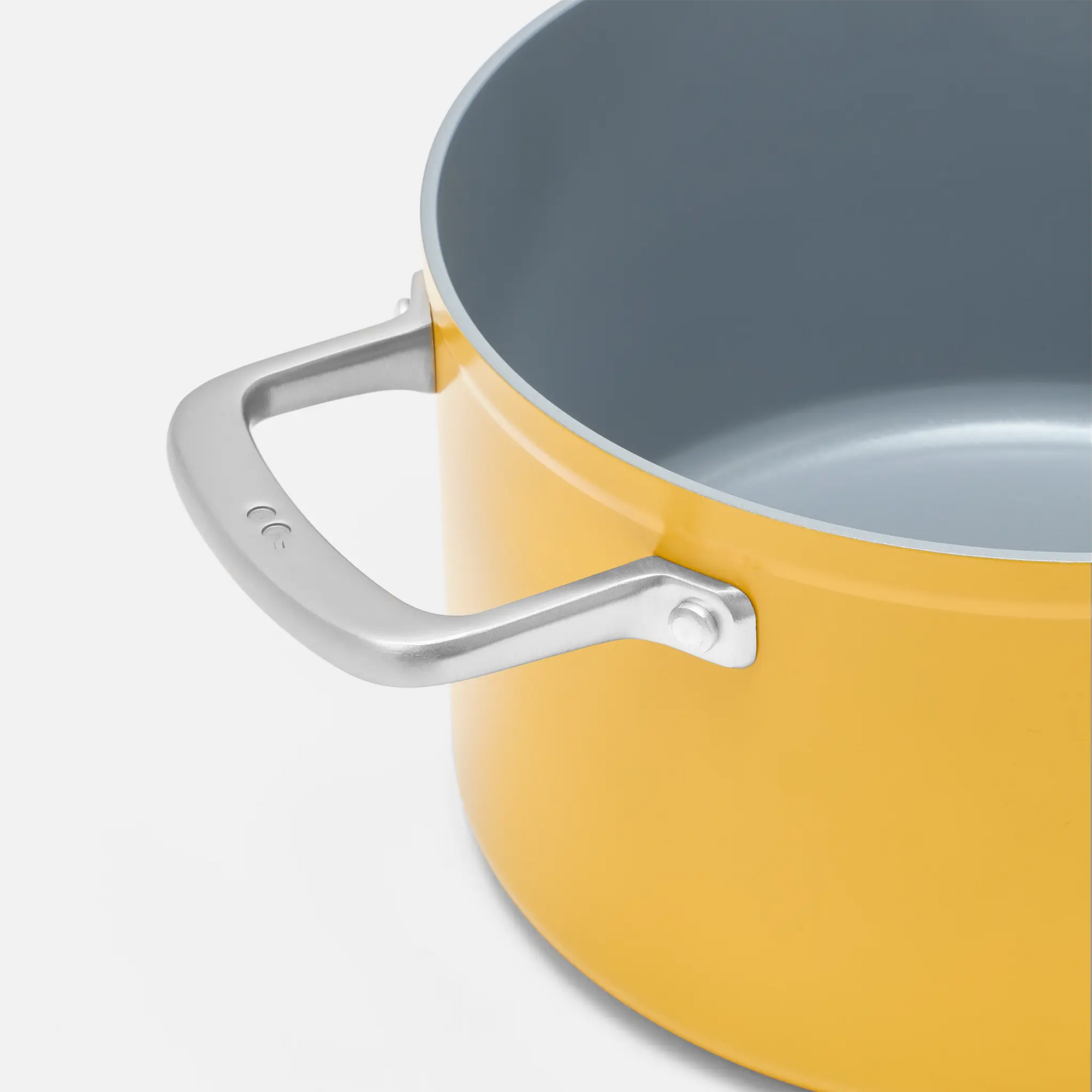 Hrnec Meda 3.0, ø 24 cm (5,5 l) - Nepřilnavý hrnec s keramickým povrchem s poklicí, žlutý