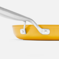 Pánev Meda 3.0, ø 30 cm - Nepřilnavá pánev s keramickým povrchem bez poklice, žlutá