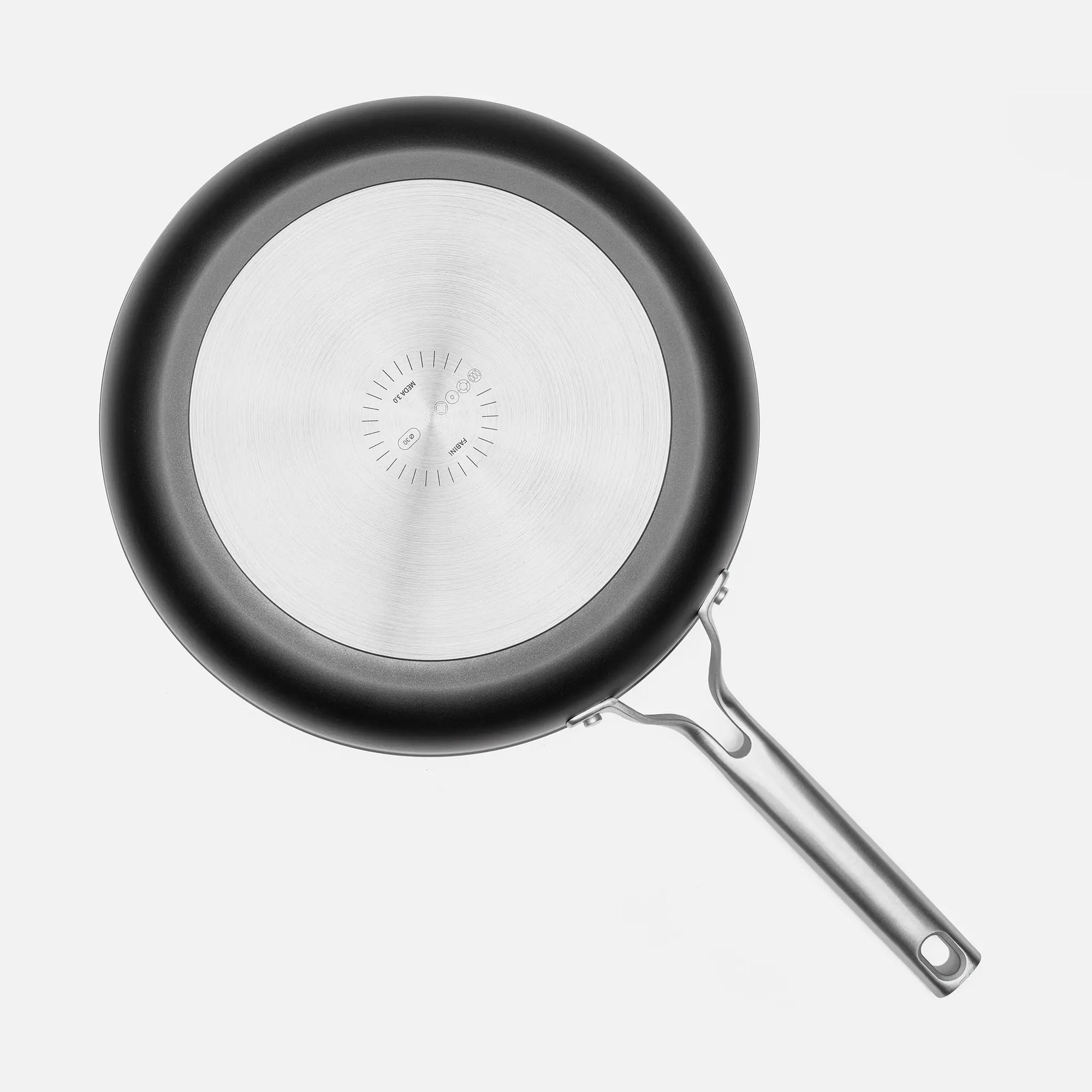 Pánev Meda 3.0, ø 30 cm - Nepřilnavá pánev s keramickým povrchem bez poklice, černá