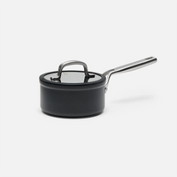 Nepřilnavý rendlík Meda 3.0 s keramickým povrchem s poklicí Ø 16 cm (1,3 l), černý
