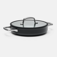 Nepřilnavá pánev tegame Meda 3.0 s keramickým povrchem s poklicí Ø 28 cm, černá