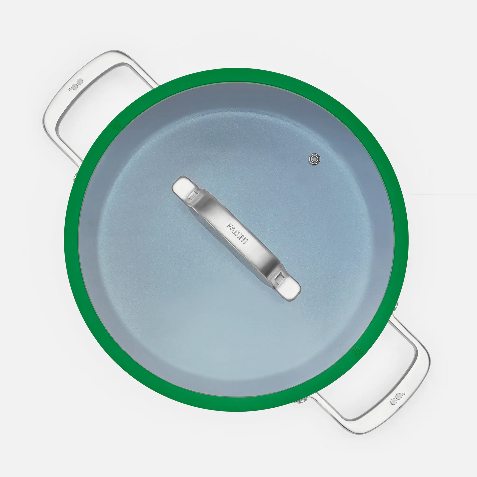 Tegame pánev Meda 3.0, ø 28 cm - Nepřilnavá pánev s keramickým povrchem s poklicí, zelená