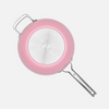 Nepřilnavá pánev WOK Meda 3.0 s keramickým povrchem s poklicí Ø 28 cm, růžová