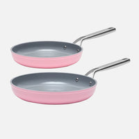 Sada nepřilnavých pánví Meda 3.0 s keramickým povrchem Ø 26 cm a Ø 30 cm, růžová