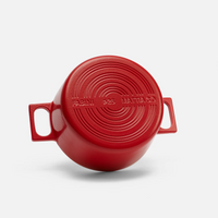 Kastrol Mattia 3.0 Standard, ø 26 cm (5,5 l) - Smaltovaný litinový kastrol s poklicí, matný červený