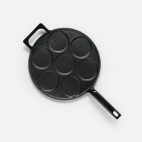 Pánev na lívance Mattia 3.0, ø 26 cm - Smaltovaná litinová pánev, matná černá