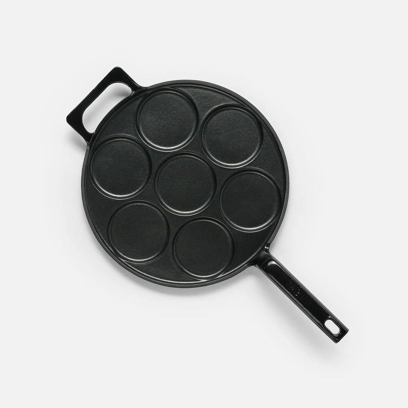 Pánev na lívance Mattia 3.0, ø 26 cm - Smaltovaná litinová pánev, matná černá