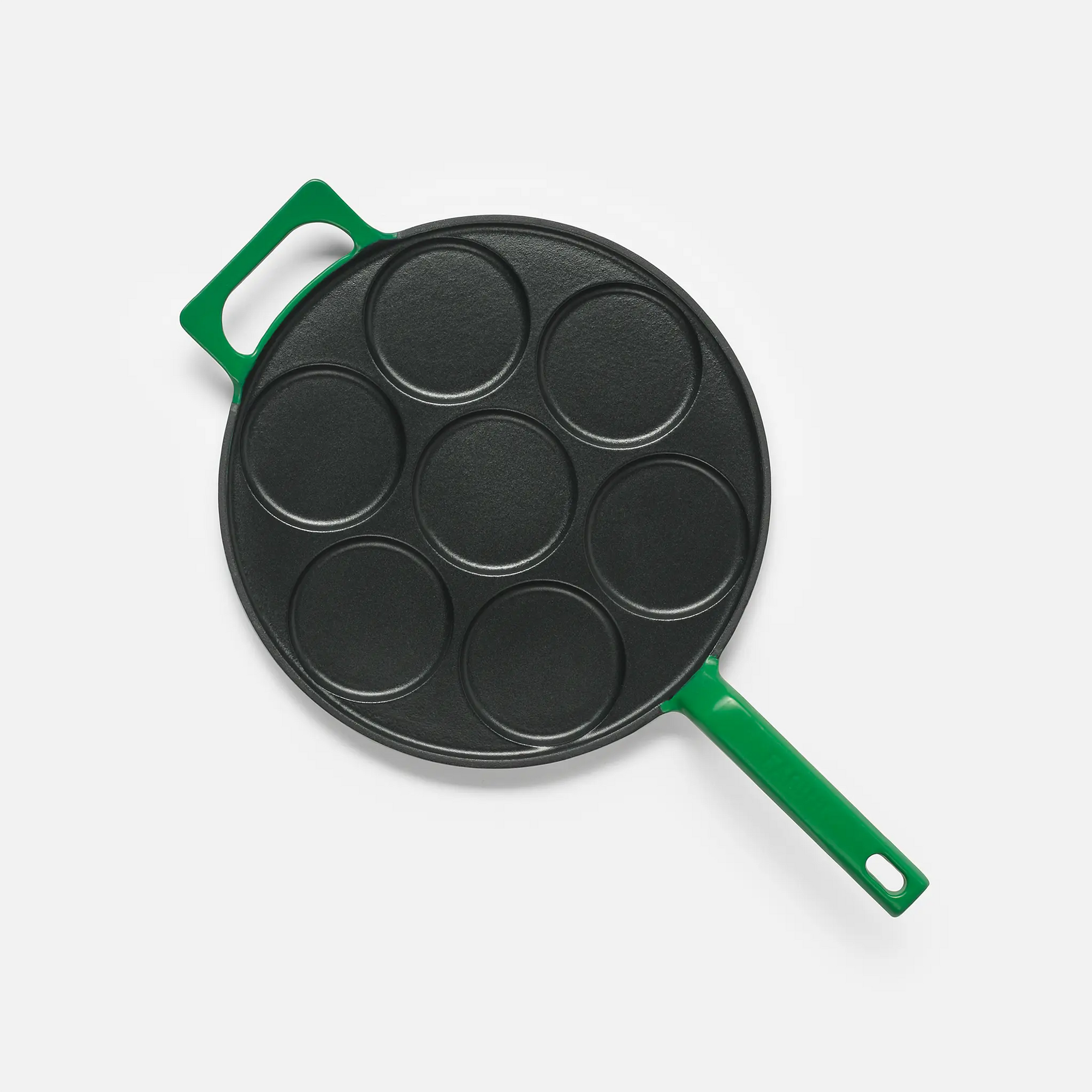 Pánev na lívance Mattia 3.0, ø 26 cm - Smaltovaná litinová pánev, matná zelená