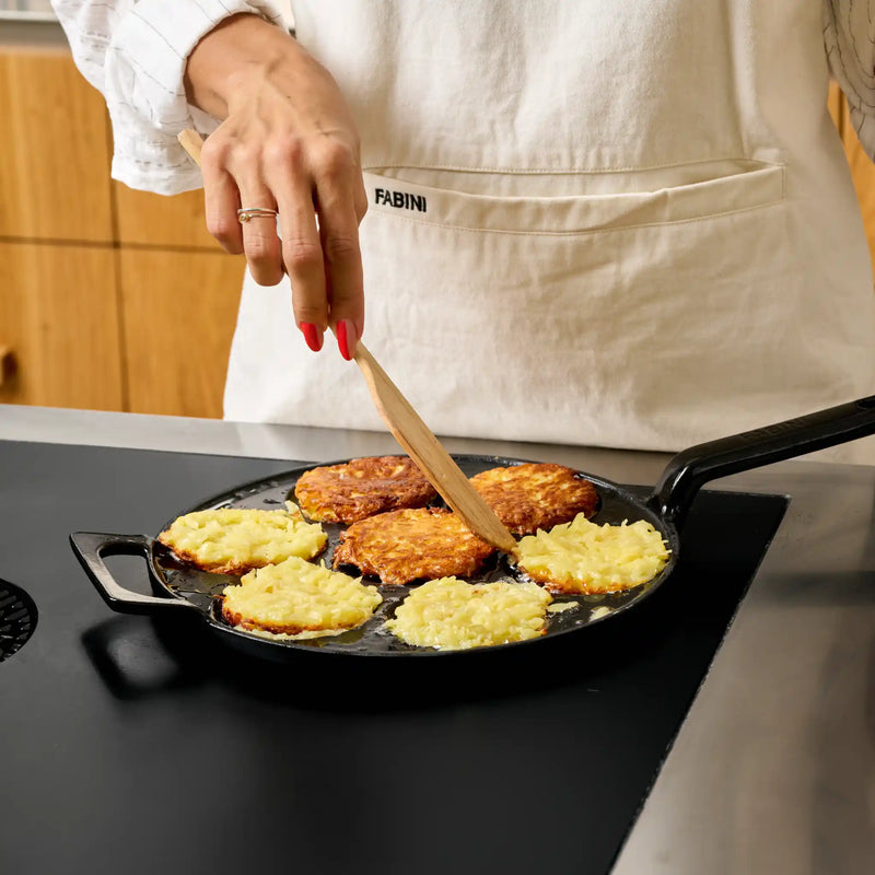 Pánev na lívance Mattia 3.0, ø 26 cm - Smaltovaná litinová pánev, matná černá