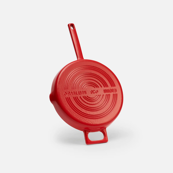 Pánev Mattia 3.0, ø 26 cm - Smaltovaná litinová pánev, matná červená