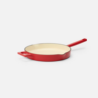 Smaltovaná litinová pánev Mattia 3.0 bez poklice Ø 26 cm, červená