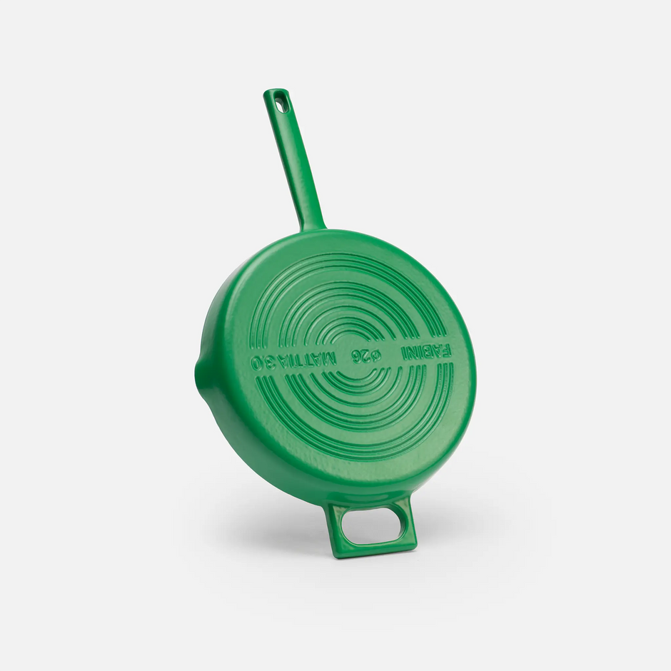 Pánev Mattia 3.0, ø 26 cm - Smaltovaná litinová pánev, matná zelená