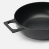 Tegame pánev Mattia 3.0, Ø 26 cm - Smaltovaná litinová pánev s poklicí, černá