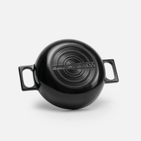 Tegame pánev Mattia 3.0, ø 26 cm - Smaltovaná litinová pánev s poklicí, matná černá