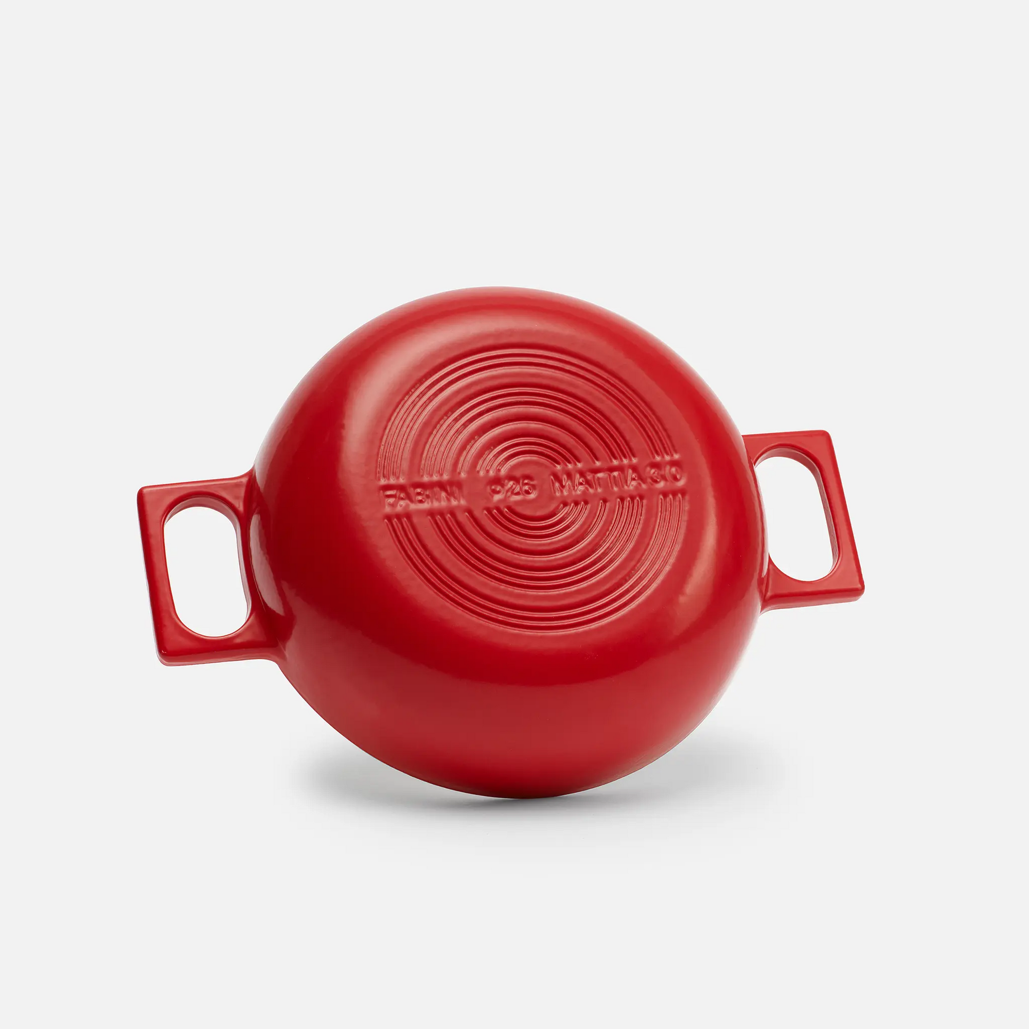 Tegame pánev Mattia 3.0, ø 26 cm - Smaltovaná litinová pánev s poklicí, matná červená